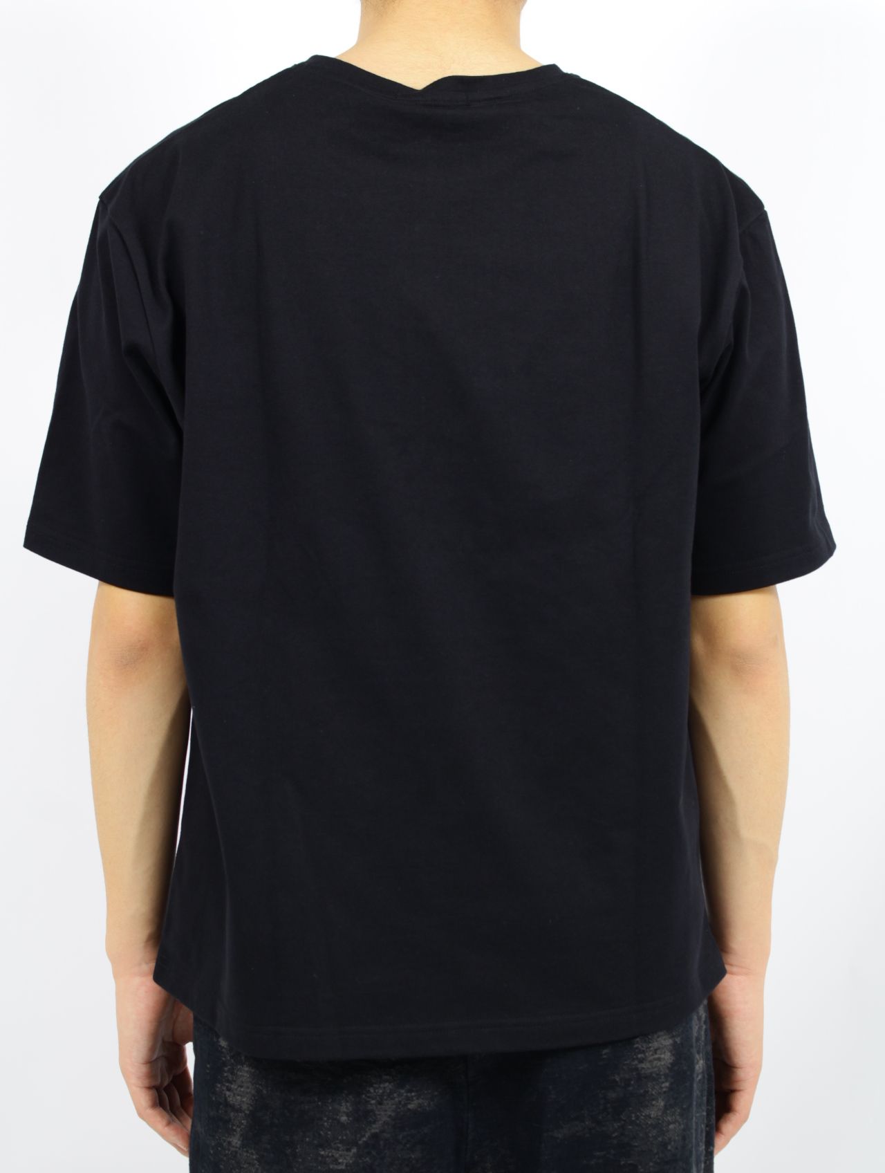 【25SS】 花柄 刺繍 半袖 Tシャツ / EMBROIDERY T-SHIRTS / ブラック