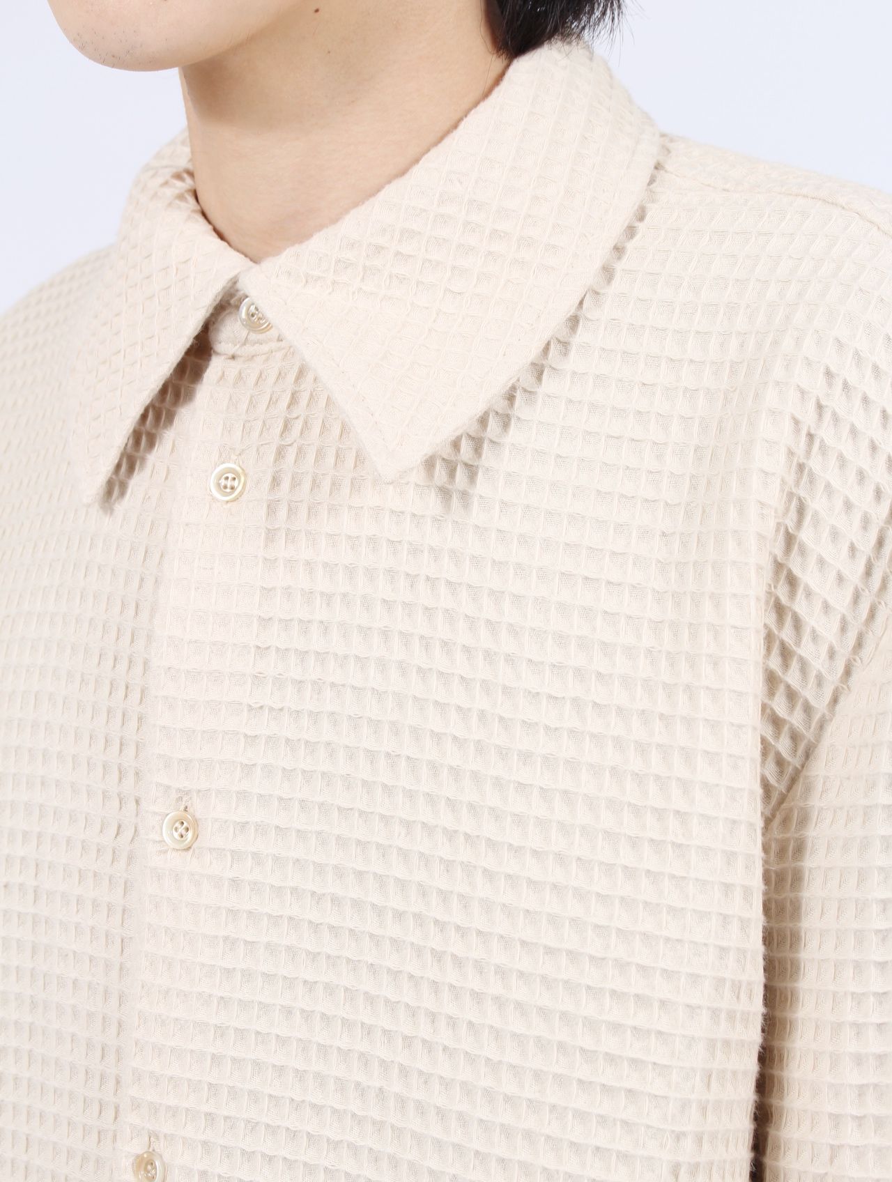 【25AW】 オーザリー シャツ 長袖 / OSEARY SHIRT / アイボリー