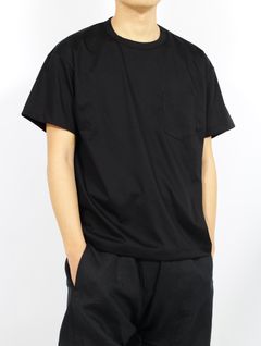 【25SS】パターン B パッチワーク ティー A 半袖 カットソー / PATTERN B-PATCHWORK TEE A / ブラック×ホワイト