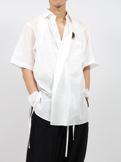 【24SS】ザ キモノ ブレステッド シャツ / THE KIMONO BREASTED SHIRT / ホワイト