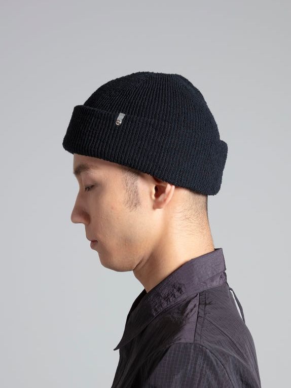 【25SS】ショートカフ ビーニー / SHORT CUFF BEANIE / ブラック