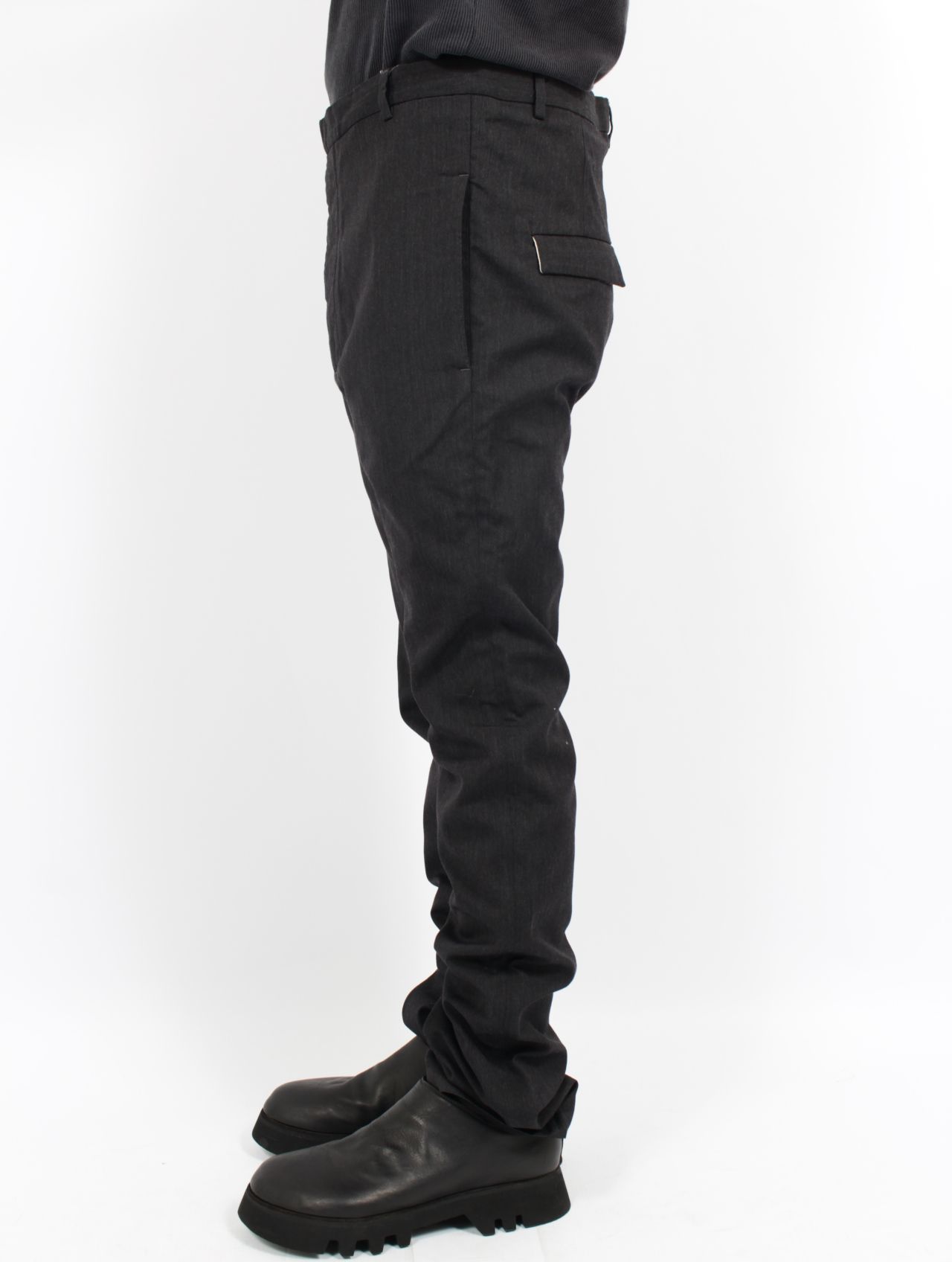 【25SS】フィティッド トラウザー / FITTED TROUSERS / ダークグレイ