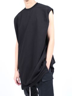【24SS】ノースリーブ オーバーサイズ Tシャツ / TARP T / ブラック