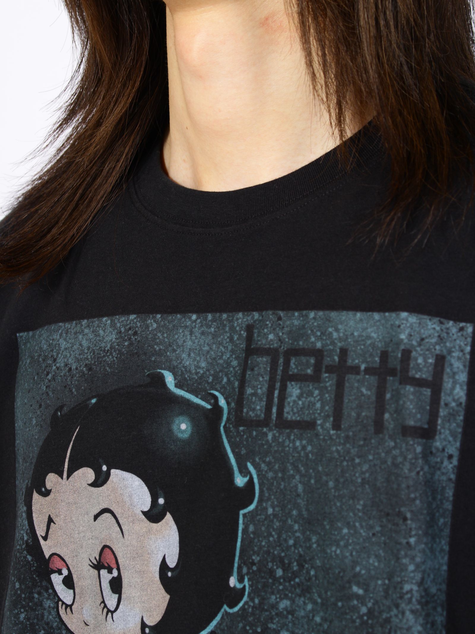 【26AW】 ベティ ブープ 半袖 Tシャツ / BETTY BOOP TEE  T/C / ブラック