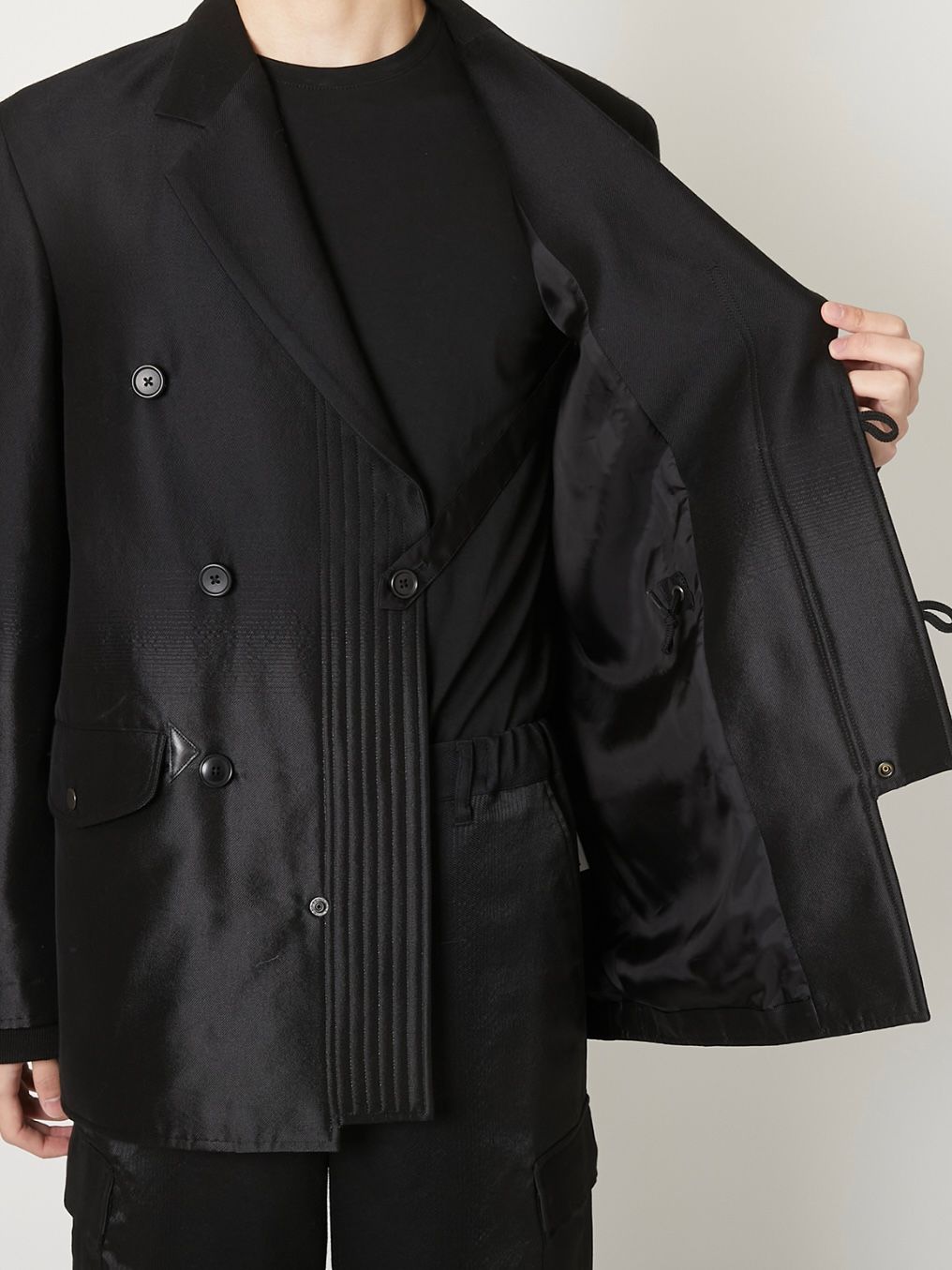 【26AW】テーラード エヌ スリービー ジャケット / TAILORED N-3B JACKET / ブラック