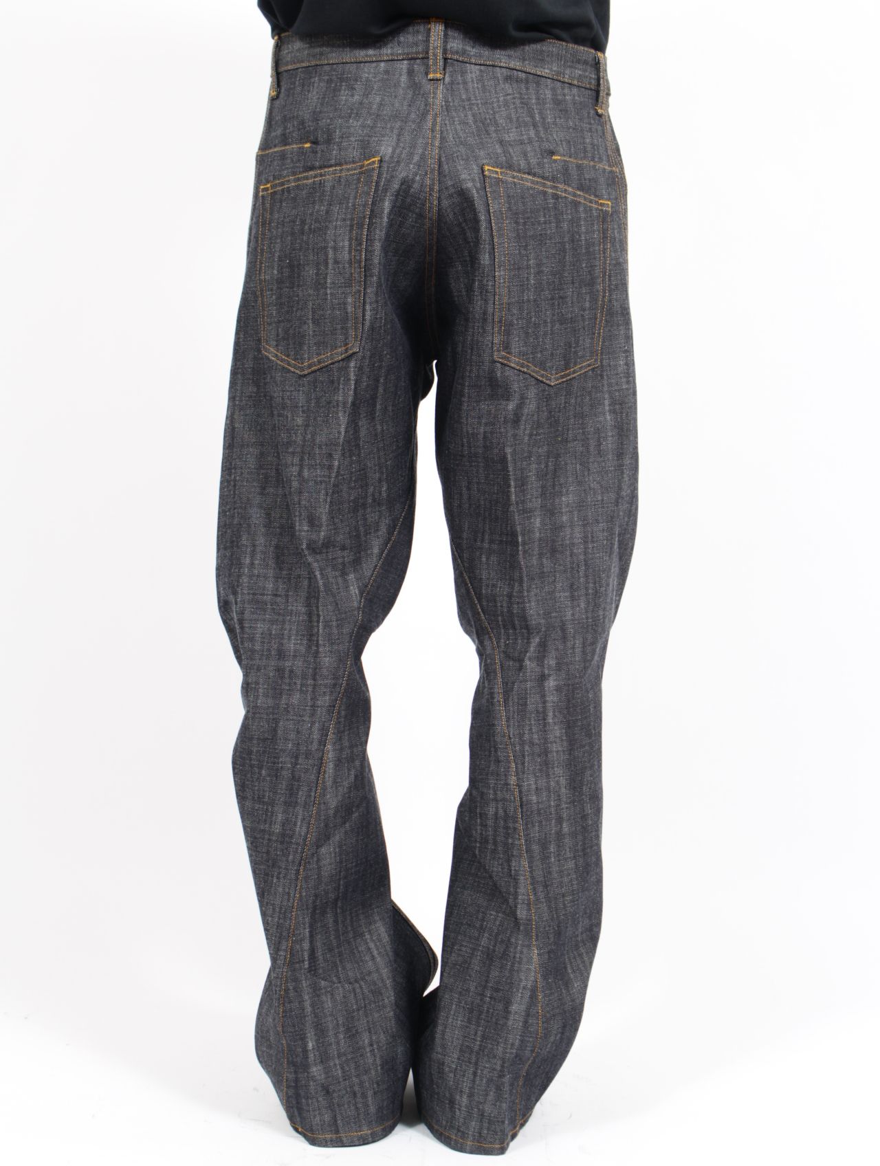 NVRFRGT - 【26SS】 3D ツイステッド ワイド レッグ ジーンズ / 3D