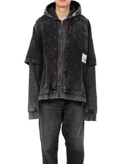 【25AW】レイヤード コーデュロイ シャツ / LAYERED CORDUROY SHIRT / ブラック