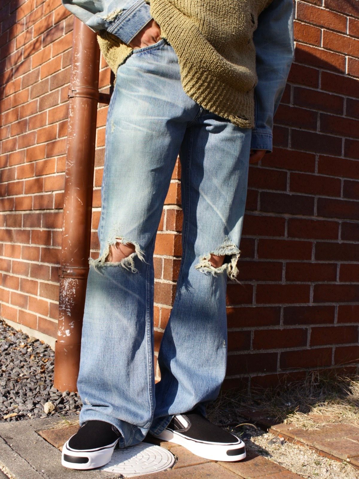 【25SS】"コーネル" ヴァルカナイズ スニーカー / "CORNELL"VULCANIZED SNEAKER / ブラック