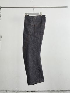 【26SS】 3D ツイステッド ワイド レッグ ジーンズ / 3D TWISTED WIDE LEG JEANS / RAW INDIGO (ロー インディゴ)