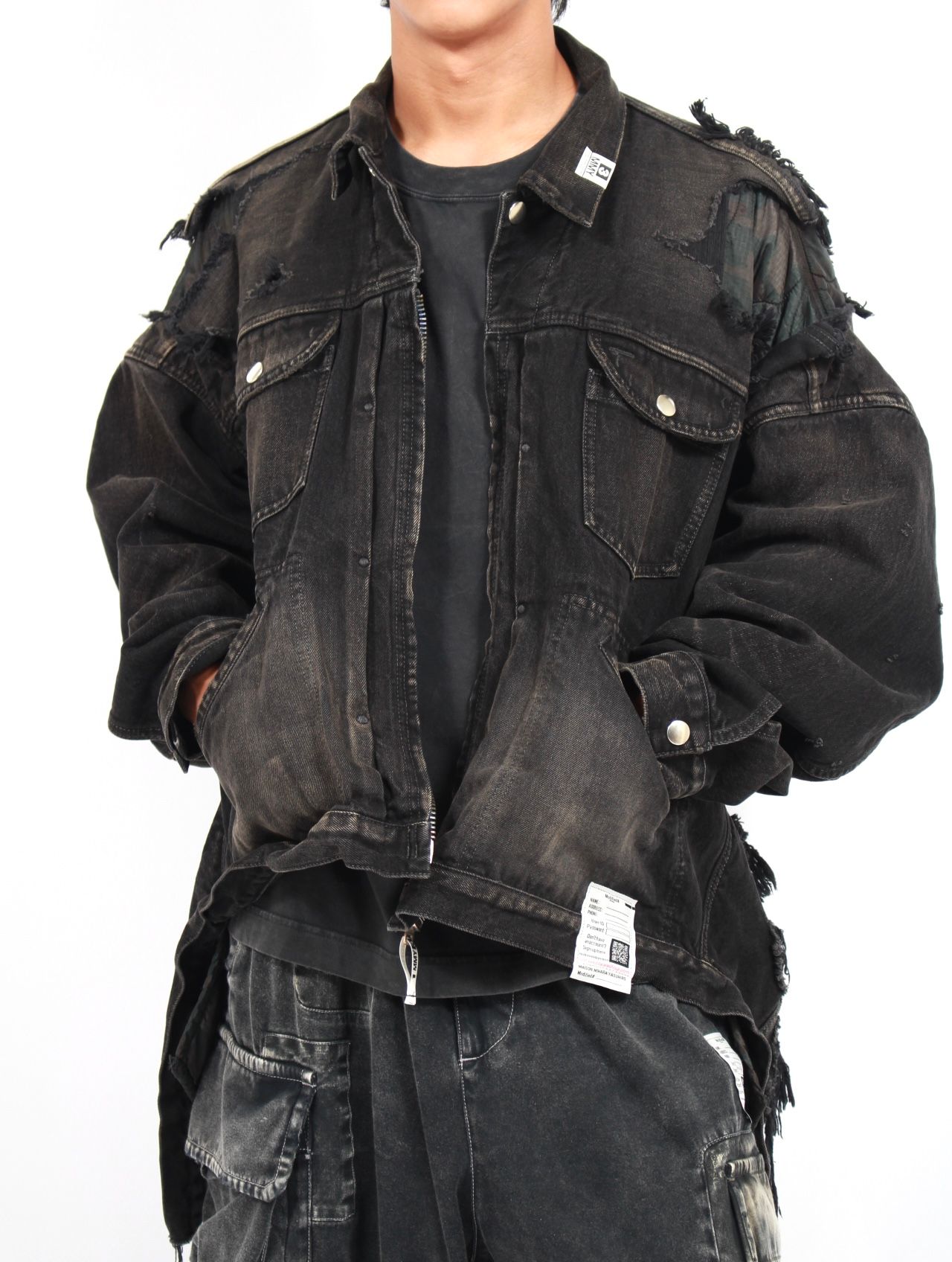 ジャケット・アウター studio r330 ECO-FUR CROPPED JACKET Eco-Fur Cropped Jacket Beige