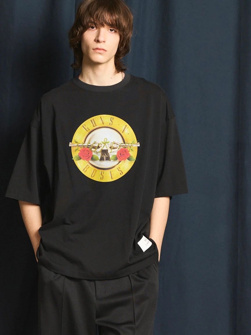 RED LABEL LONDONオーバーサイズTシャツブラック MA LABEL BY MAISON SPECIAL - ガンズ・アンド・ローゼズ