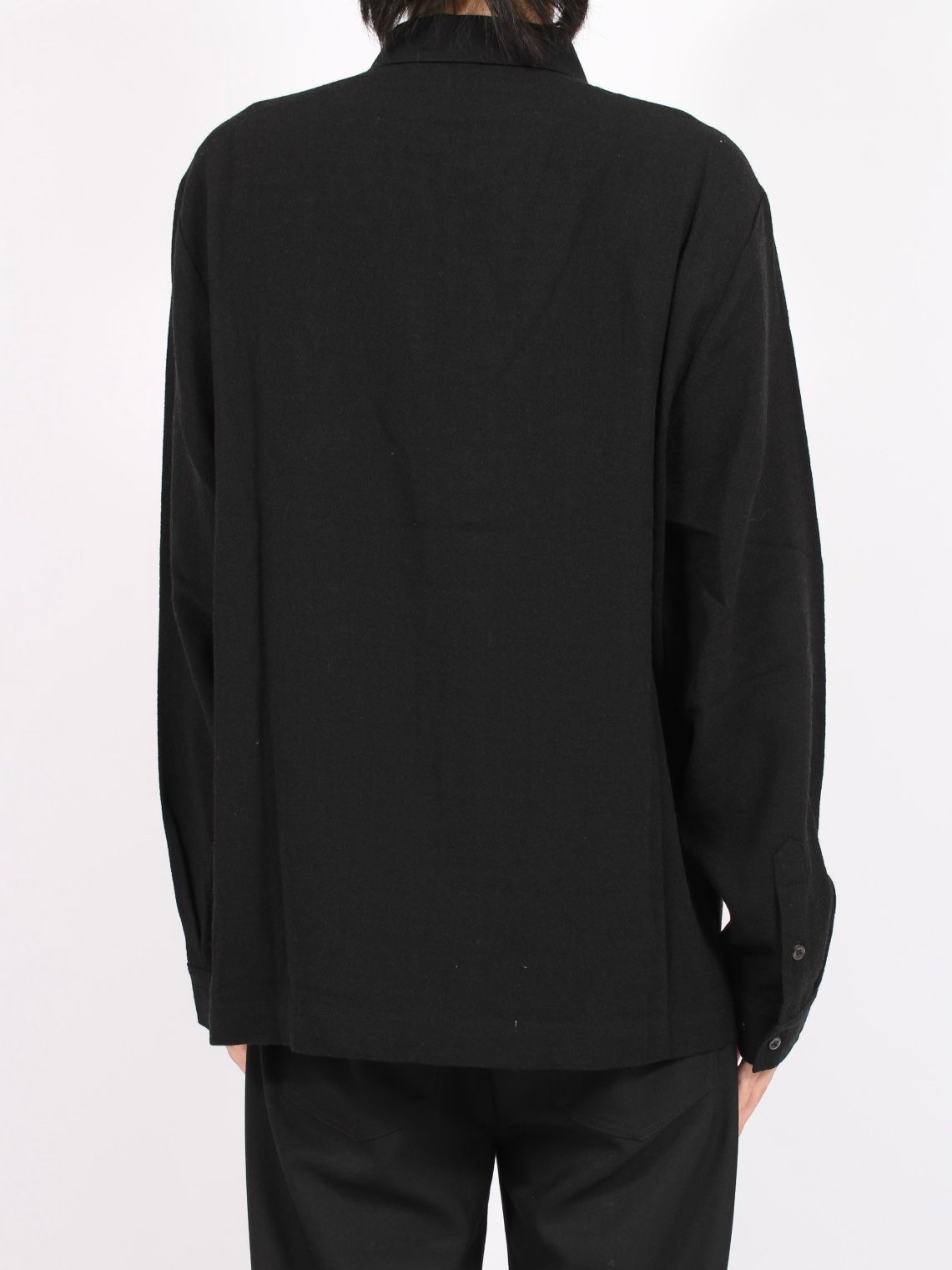 【25AW】定番 センス シャツ 長袖 / SENSE SHIRT / ブラック