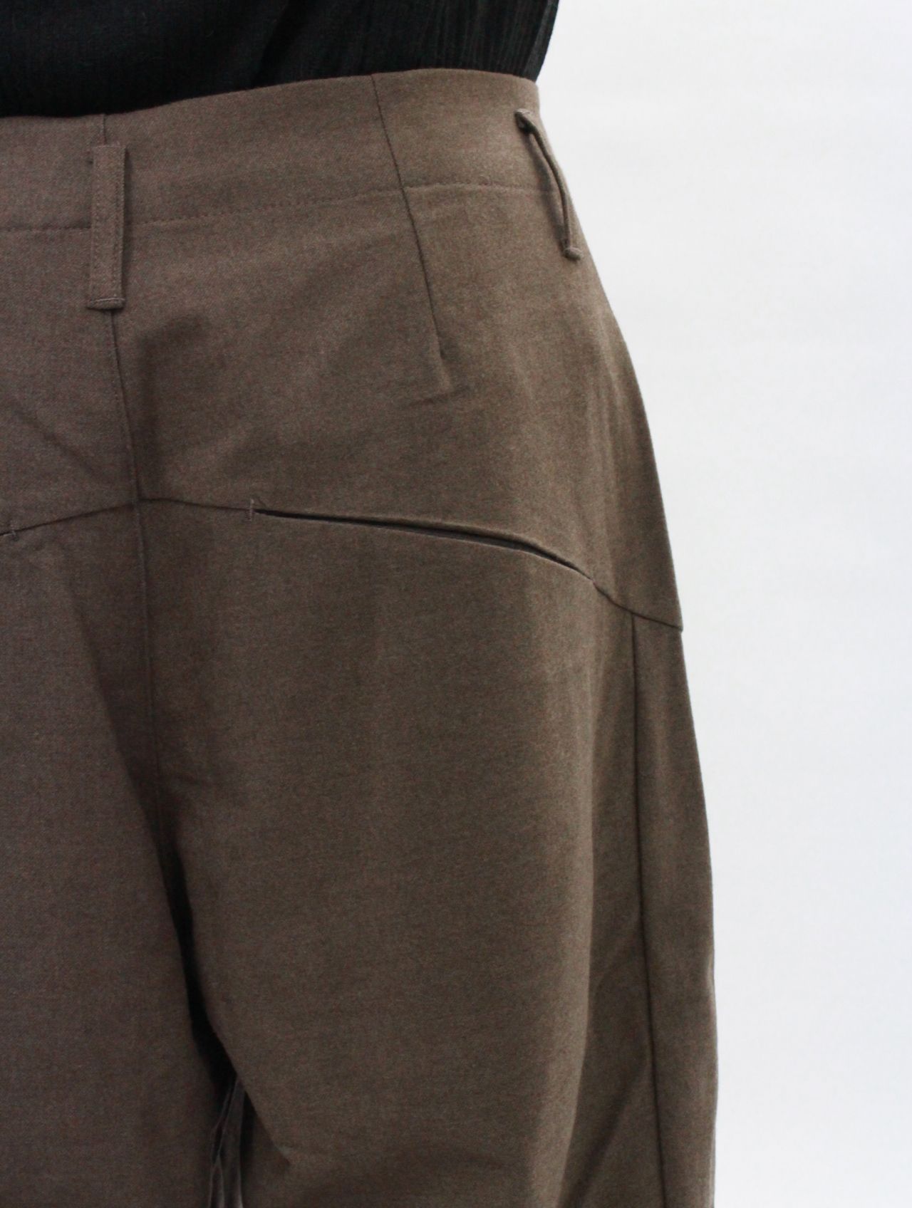 【25AW】ワイド パンツ / WIDE PANTS / ブラウン