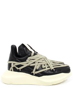 【25AW】メガレース ゲス ランナー スニーカー / MEGALACE GETH RUNNER / ブラック × ホワイト