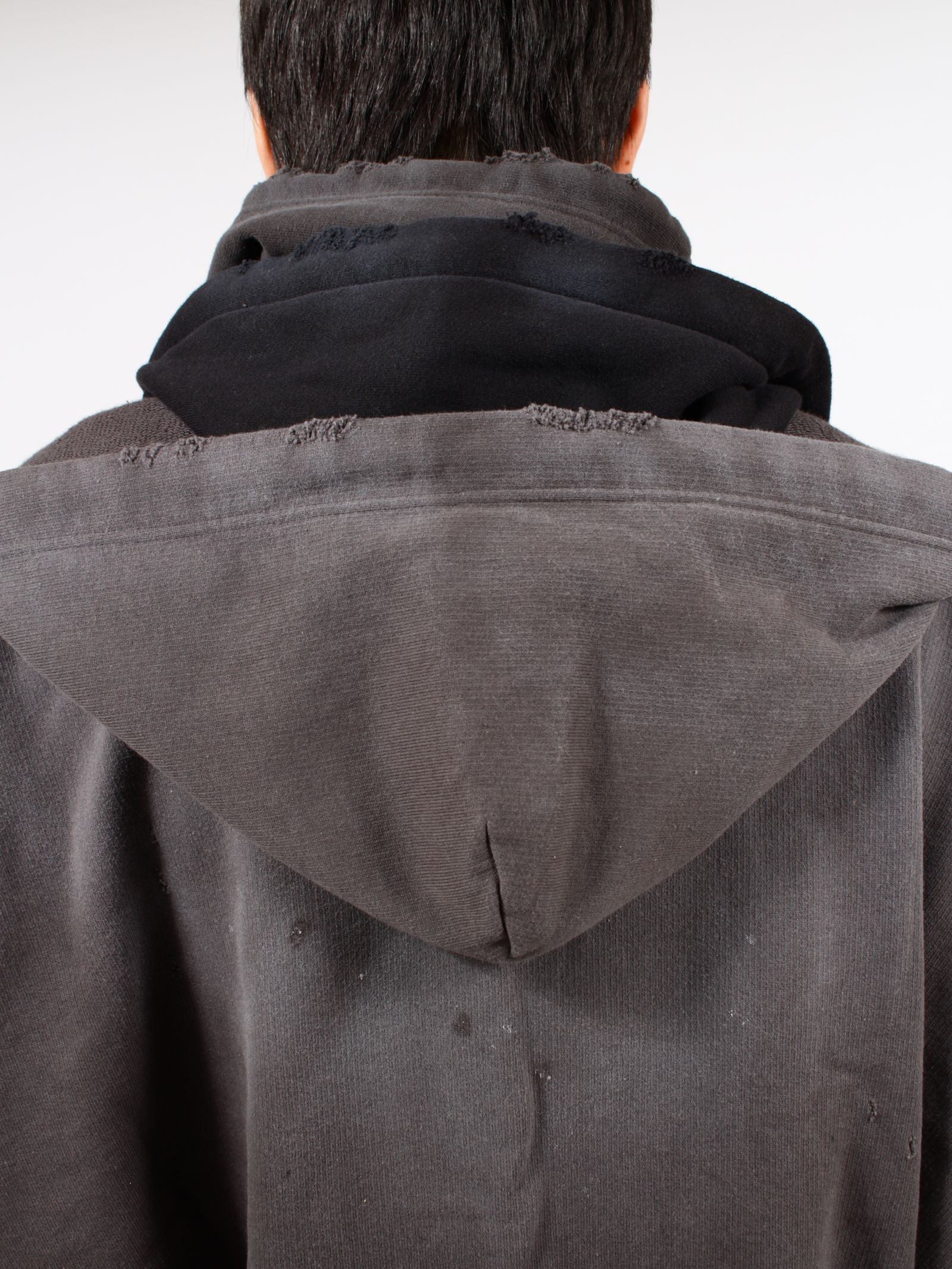 【26SS】トリプル レイヤード パーカー / TRIPLE LAYERED PK / ブラック