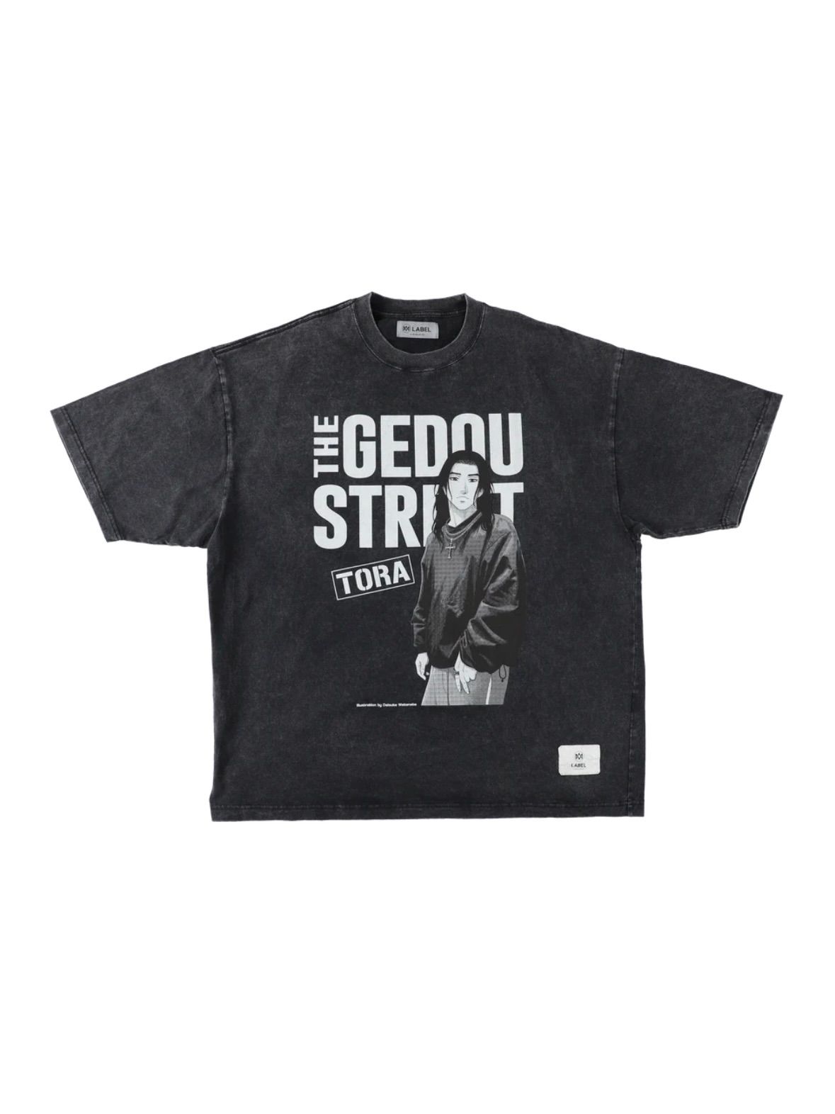 外道 ストリート 'トラ' Tシャツ / GEDOU STREET 'TORA' T-SHIRT / ブラック