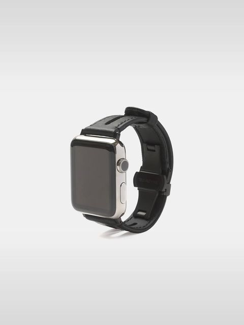 レザー ハイブリッド バンド Dバックル for Apple Watch / Apple Watch BAND D BUCKLE / ブラック