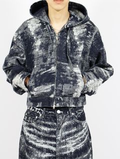 【26SS】デニム ジップアップ フーディー パーカー / DENIM HOODIE / ワンウォッシュ