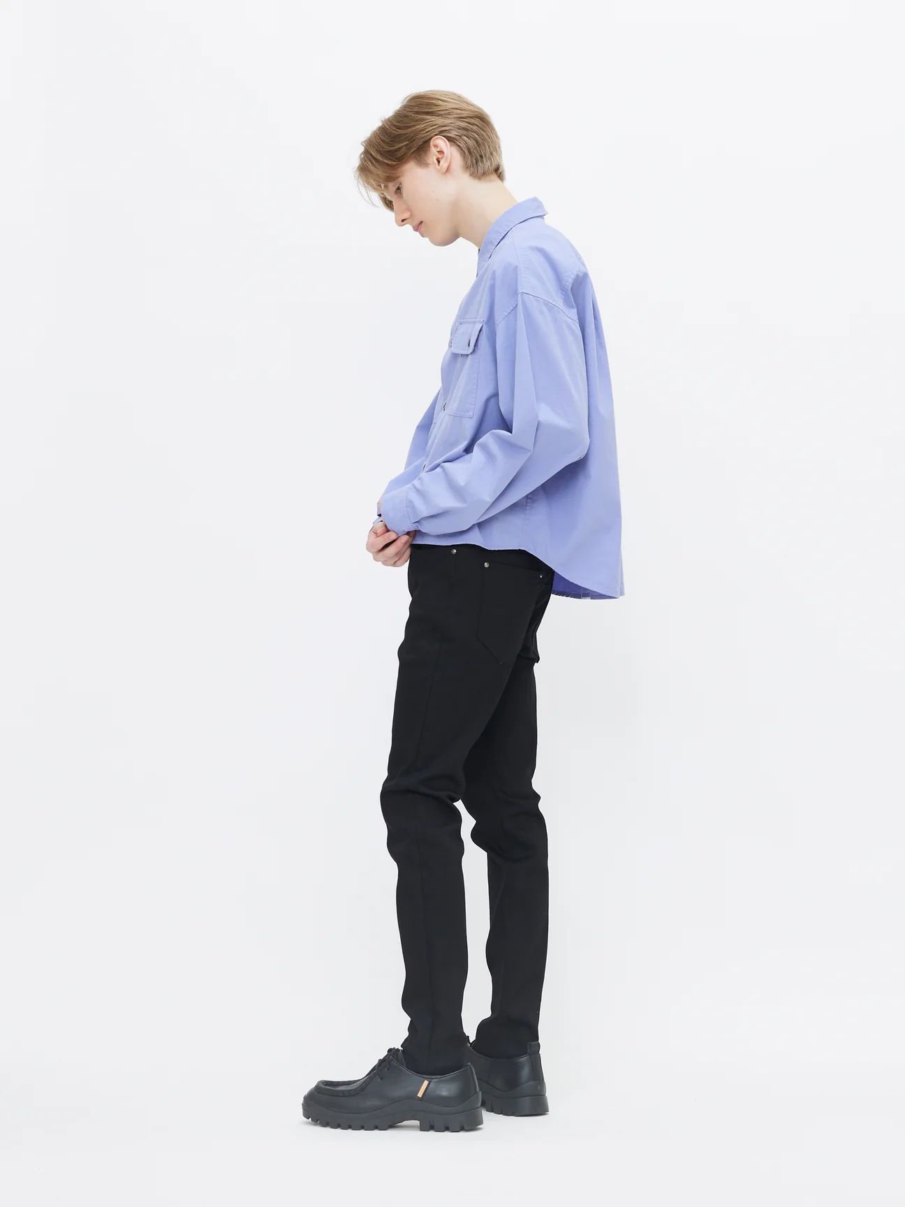 【24AW】スキニー デニム パンツ / SKINNY DENIM PANTS / ブラック
