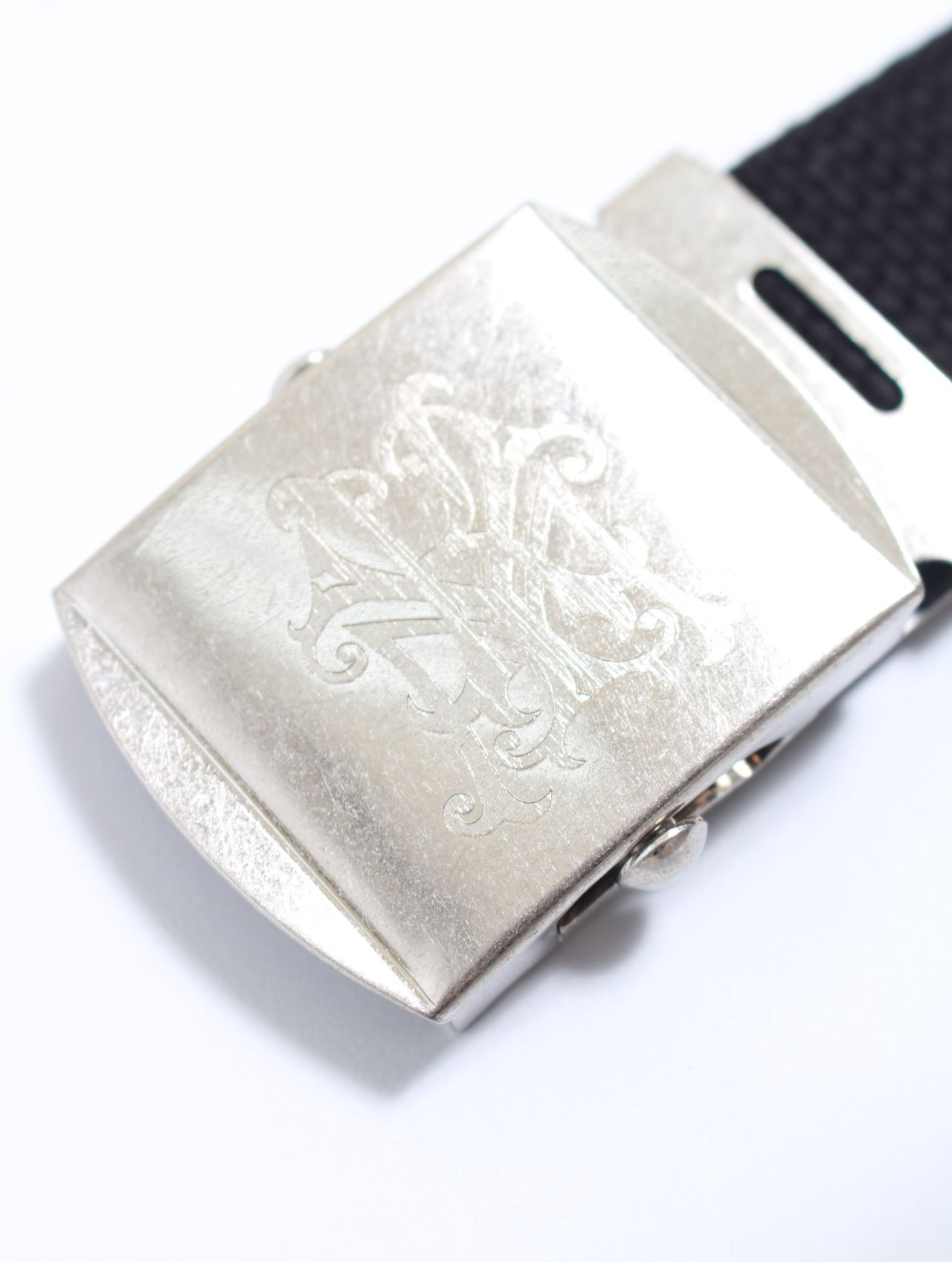 【25AW】"KMY"ミリタリー ベルト / "KMY"MILITARY BELT / ブラック