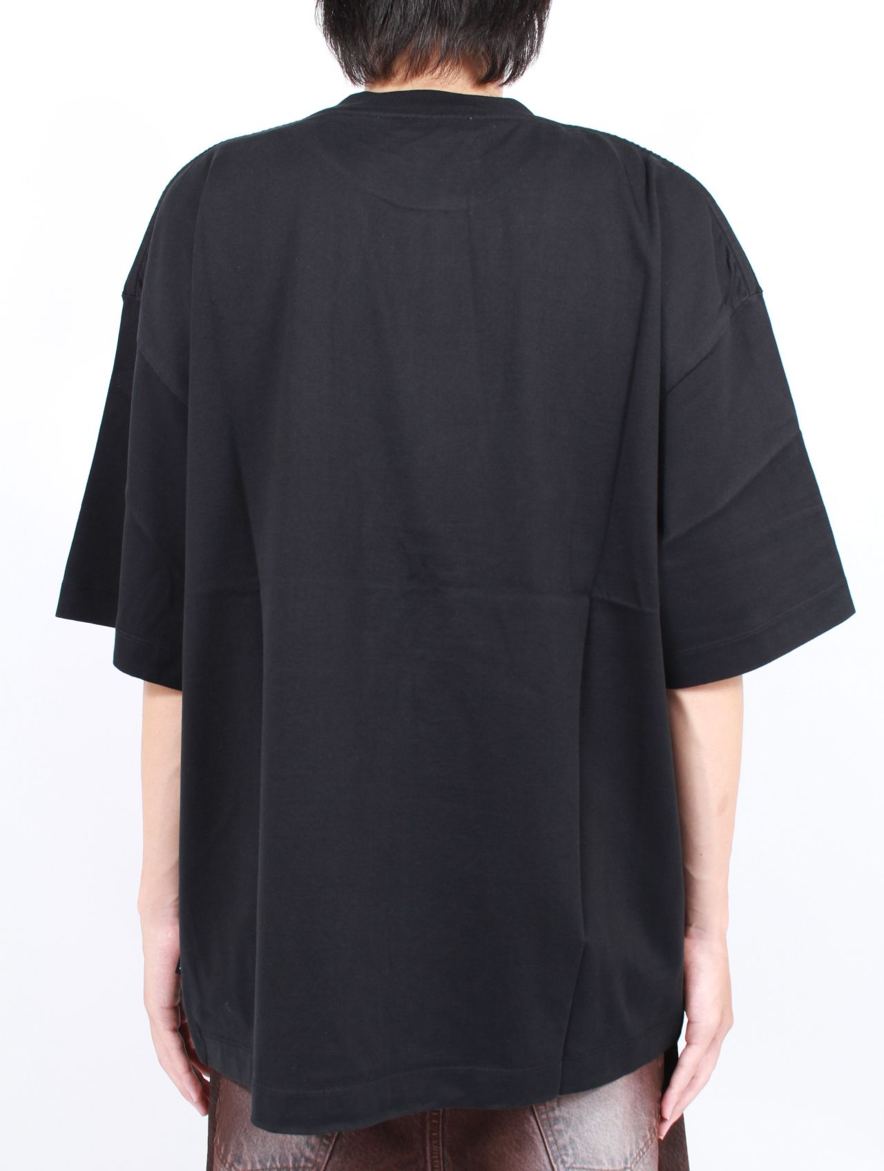 【25AW】ビッグ Tシャツ / BIG TEE / BLACK HEAVY JERSEY(ブラック)