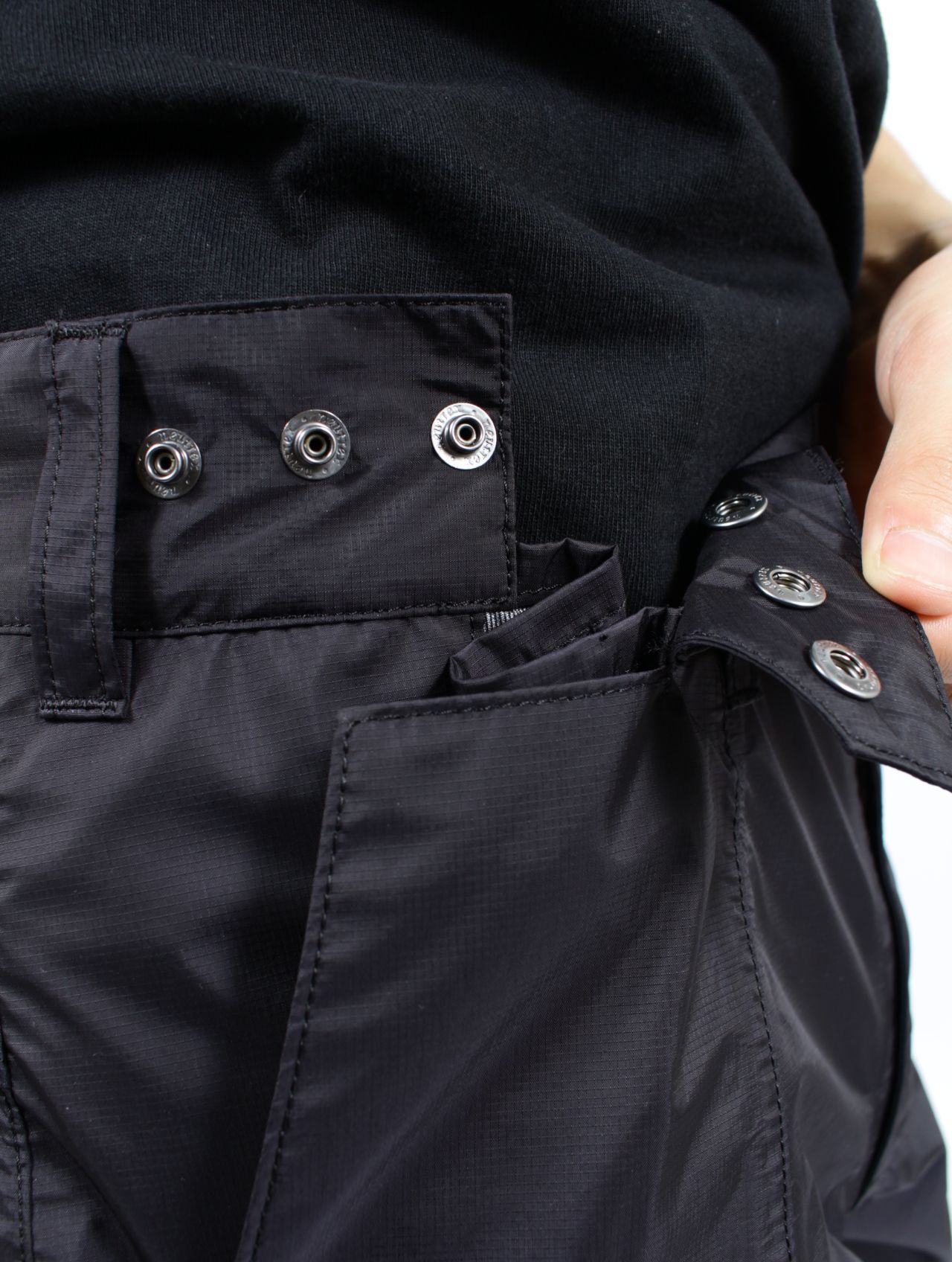 【25SS】6ポケット パネル ショーツ / 6POCKET PANEL SHORTS / ブラック