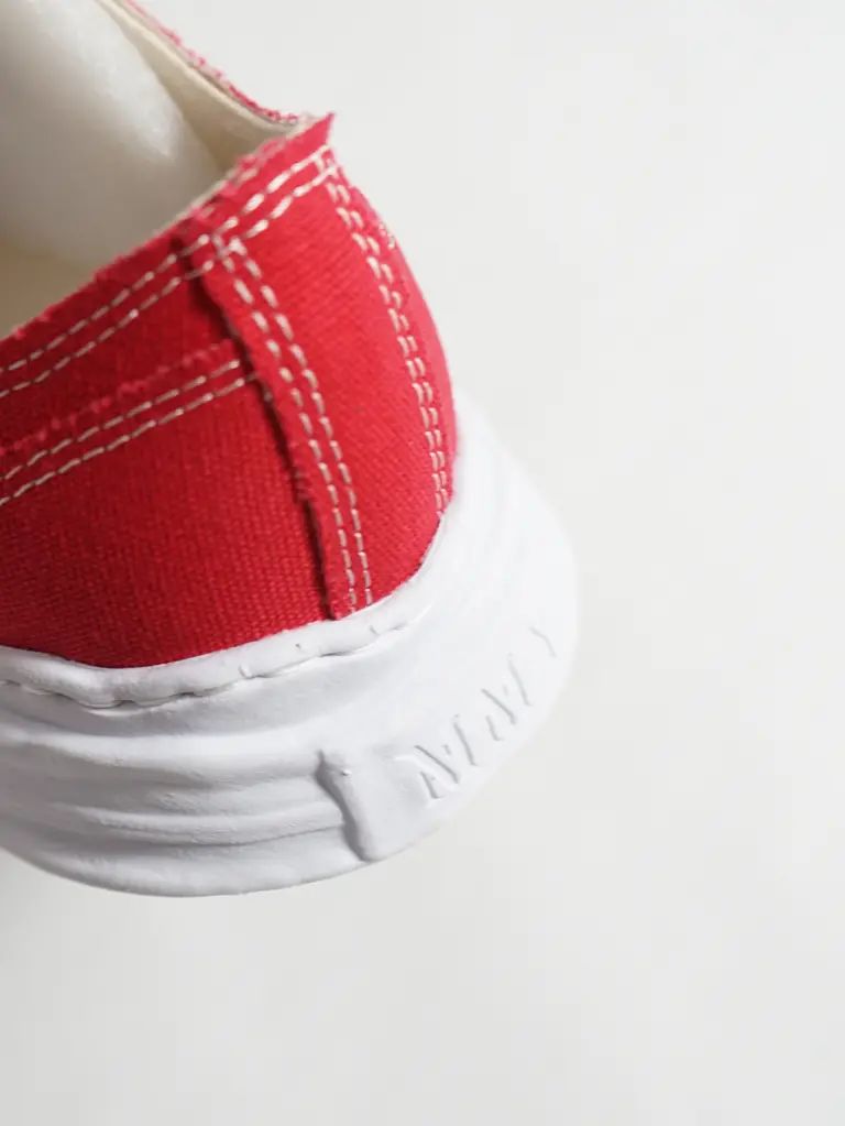 "ハンク" キャンバス ローカット スニーカー / HANK LOW CANVAS SNEAKER / レッド