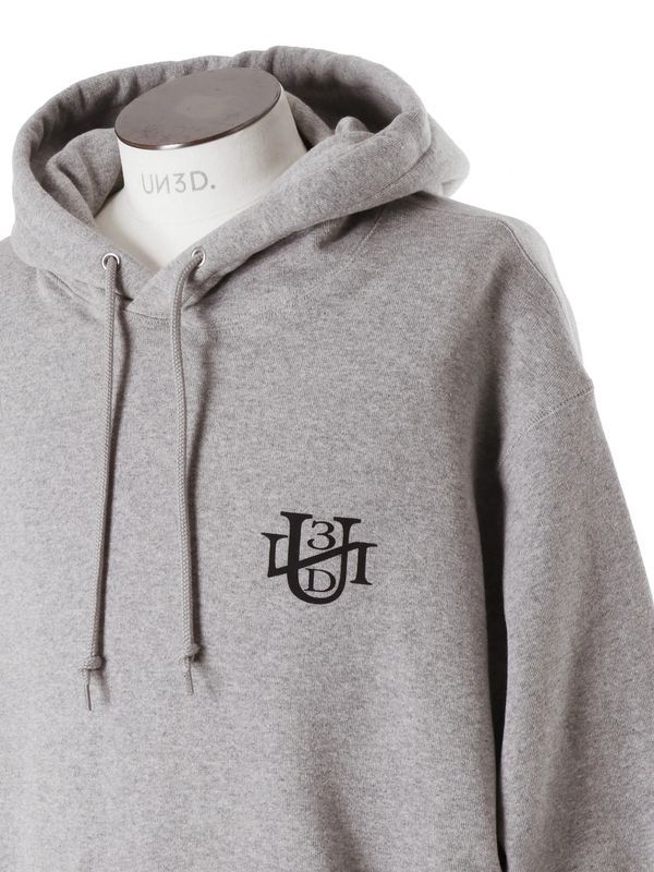 【26AW】 シーアールシー × アンスリード プルオーバー フーディー / 【CRC×UN3D.】 PULLOVER HOODIE / グレー