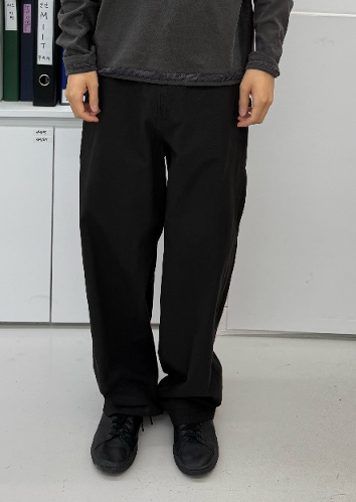【26AW】ベーシックユニットパンツ /  SAN SAN X JIAN YE BASIC UNIT PANTS / ブラック