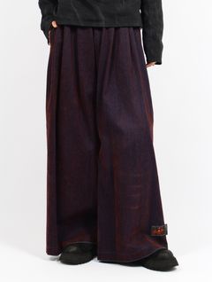 【26SS】 カバード デニム トラウザーズ / COVERD DENIM TROUSERS / ブラウン