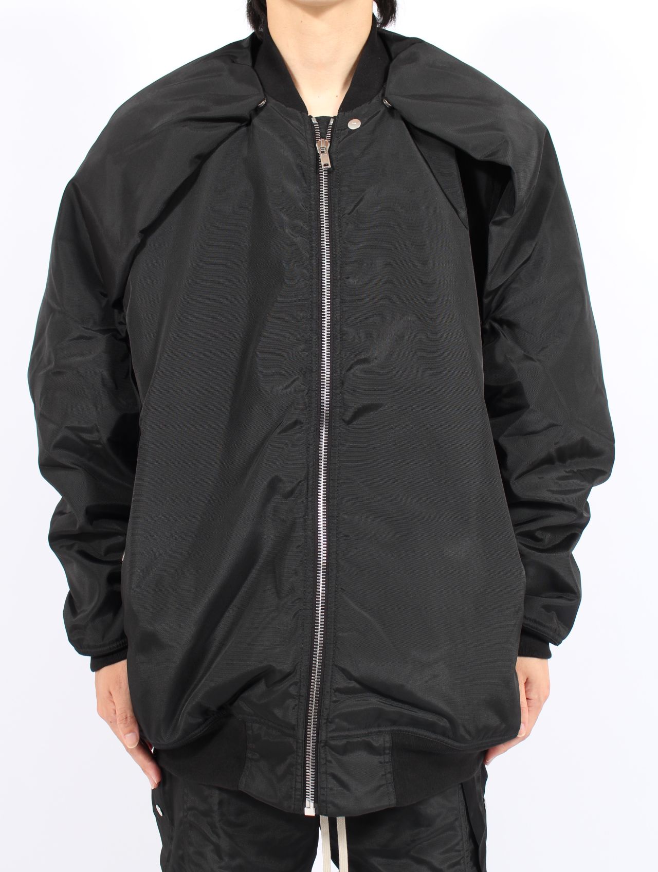 【25AW】 コンバーチブル ジャンボ ピーター フライト ナイロン ボンバー ジャケット / CONVERTIBLE JUMBO PETER FLIGHT / ブラック