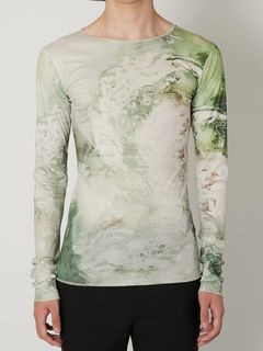 【26SS】チュール シャツ / TULLE SHIRT / グリーン