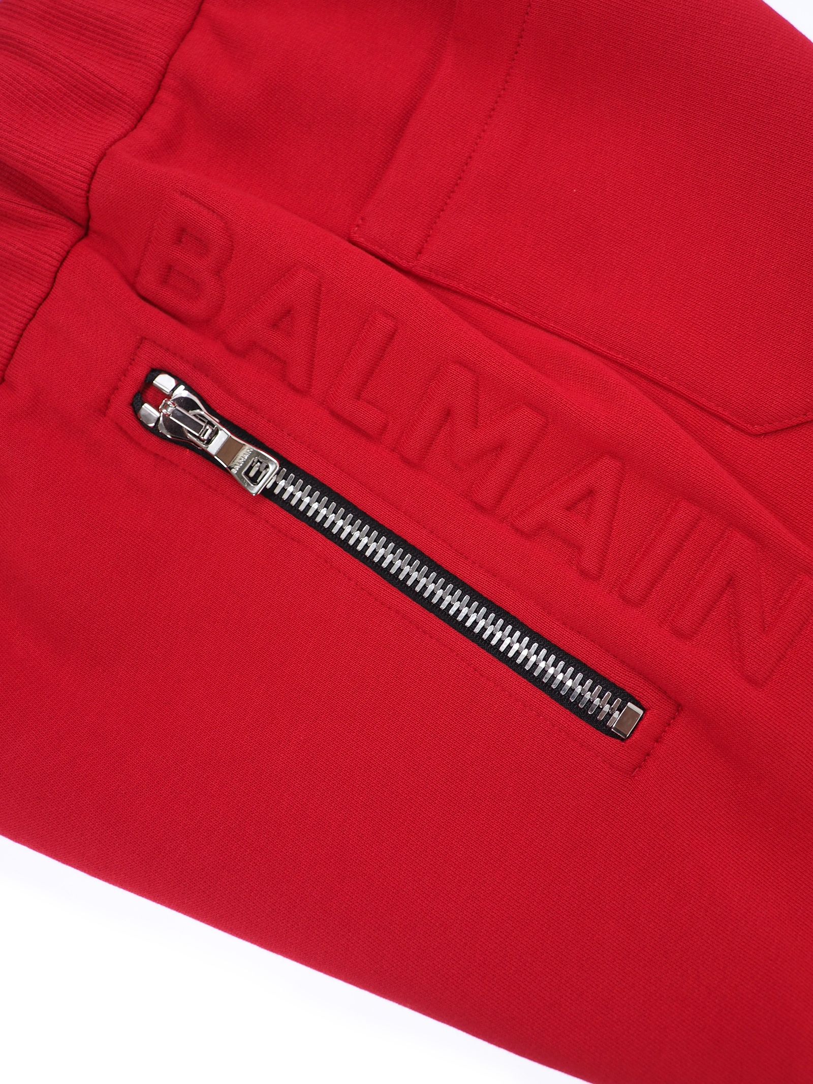 エンボスロゴ リブスウェットパンツ PANTS SWEAT SIDE EMBOSS LOGO / レッド