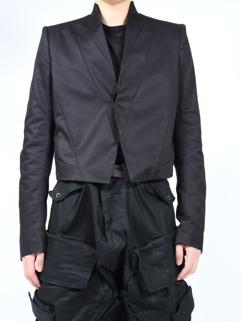 JULIUS - 【24SS】スタンドカラー プリズム ショート丈 テーラード  