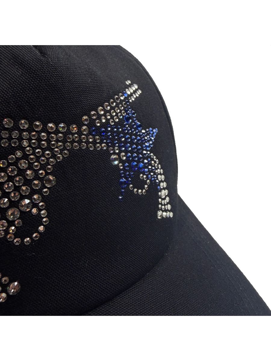 【26AW】 クロスガン スター BB キャップ / CROSSGUN STAR BB CAP / ブラック×ブルー
