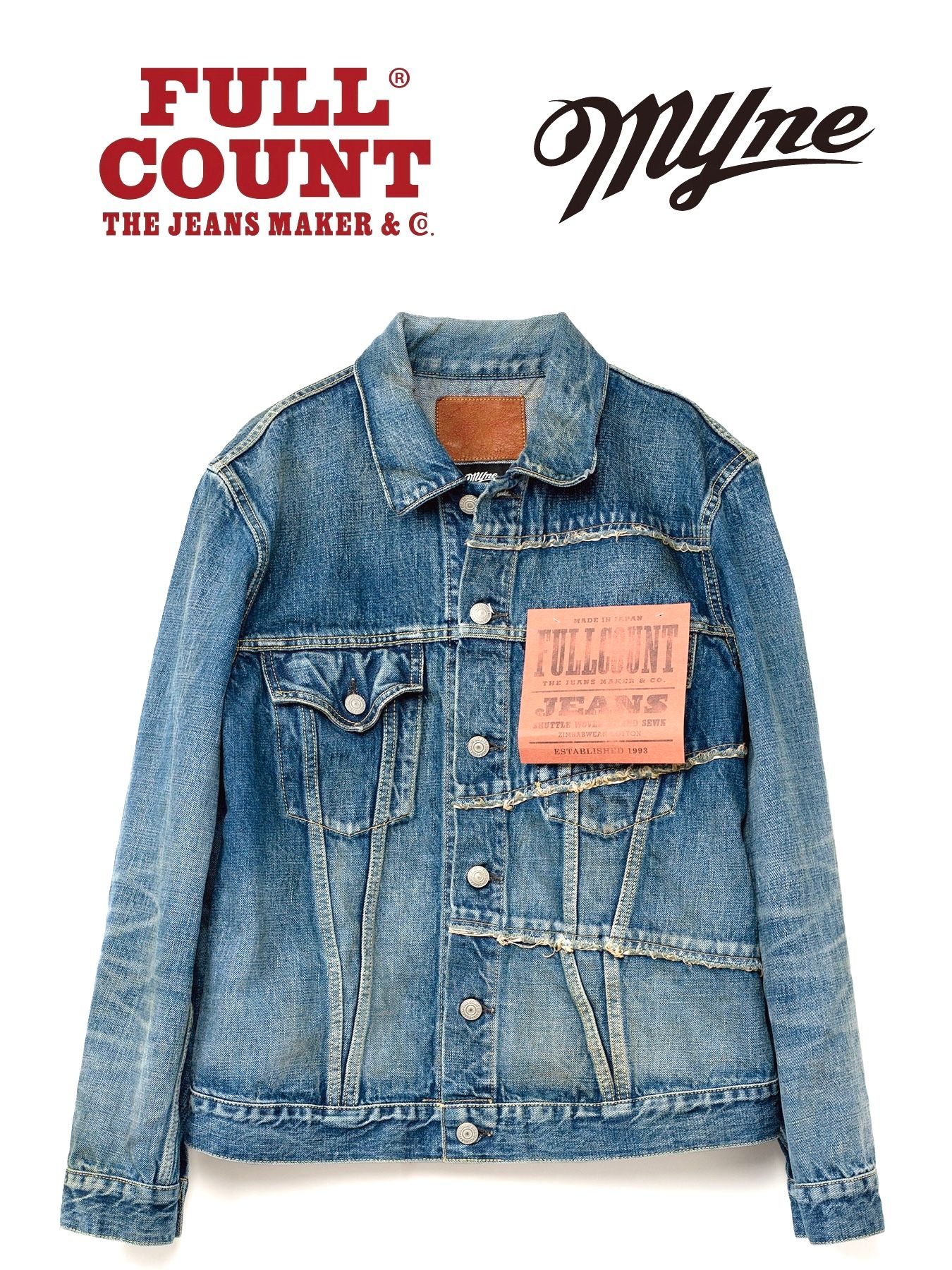 G_ArchiveS_一覧FULLCOUNT×MYne 22SS Switching Denim XL - Gジャン