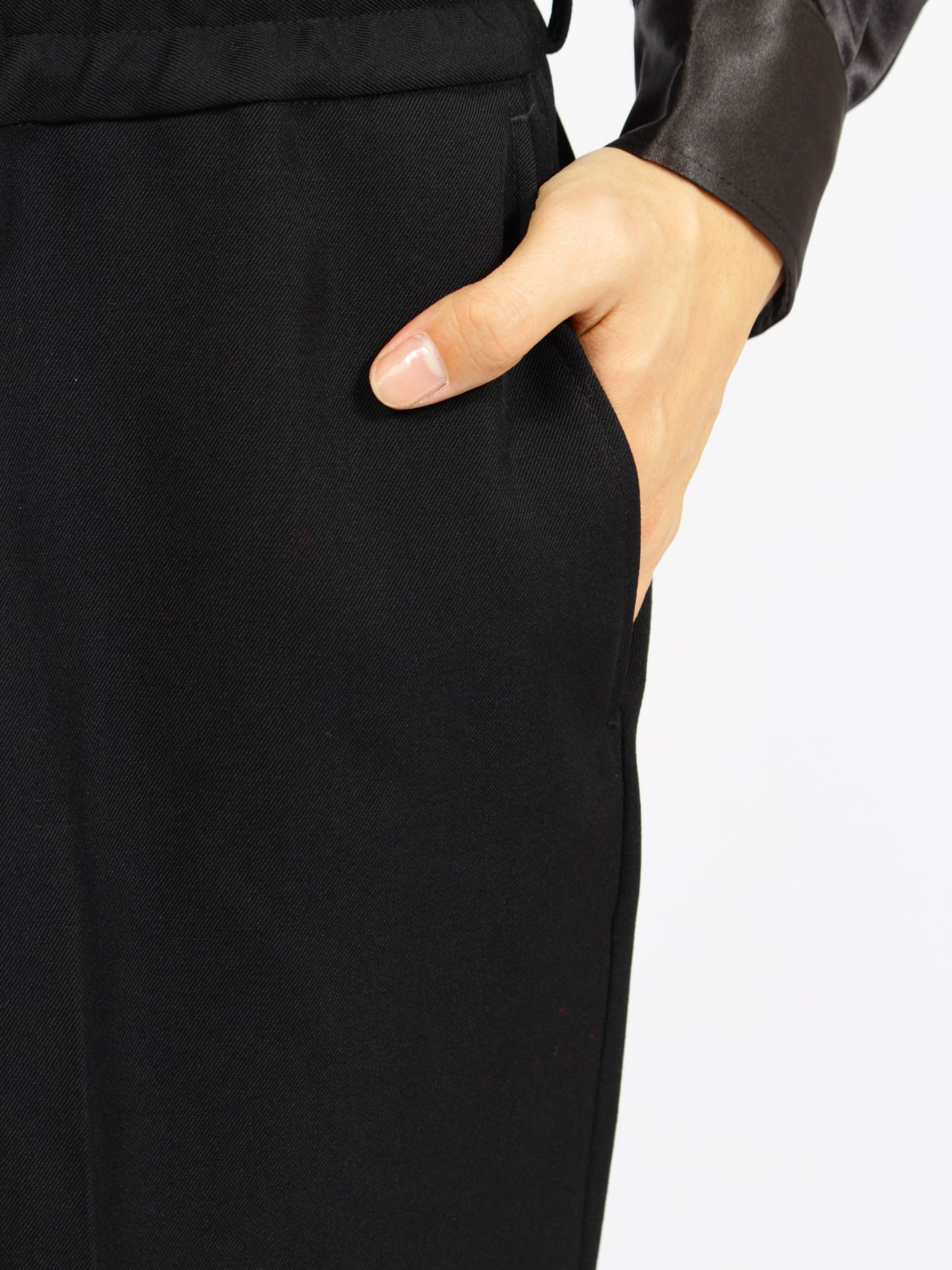 【26AW】ヘビー ウール ストレート イージー パンツ / HEAVY WOOL STRAIGHT EASY PANTS .16 / ブラック