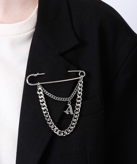 チェーン ブローチ / CHAIN BROOCH PIN / シルバー
