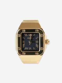 セイント リング ウォッチ 時計リング / SAINT RING WATCH / ゴールド×ブラック