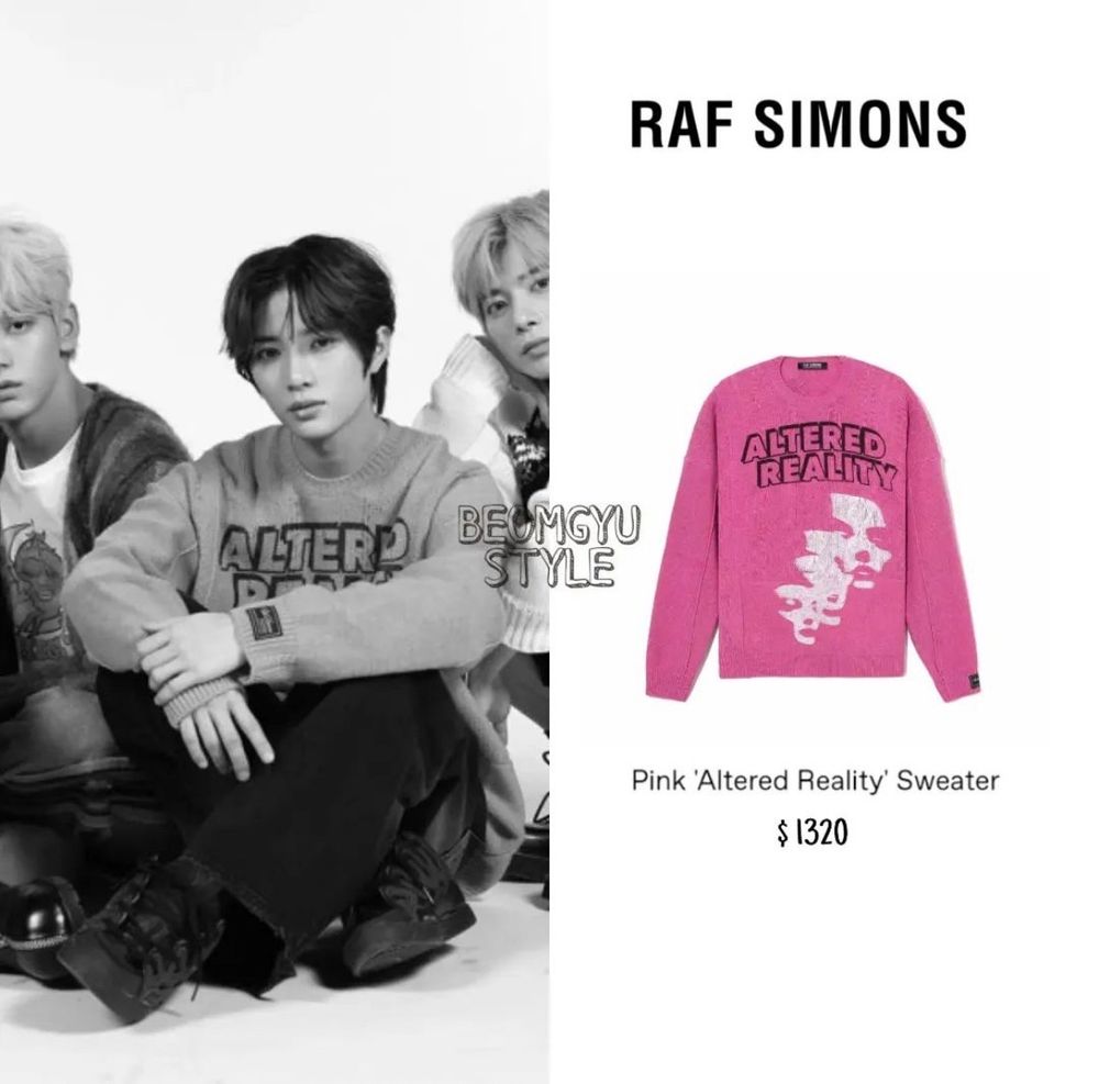 【TOMORROW X TOGETHER ボムギュさん着用】 RAF SIMONS セーターのご紹介