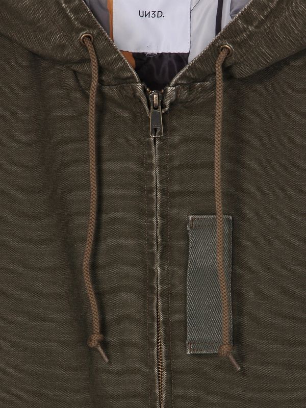 【26AW】 ダック フーディー ジャケット / DUCK HOODIE JACKET / カーキ