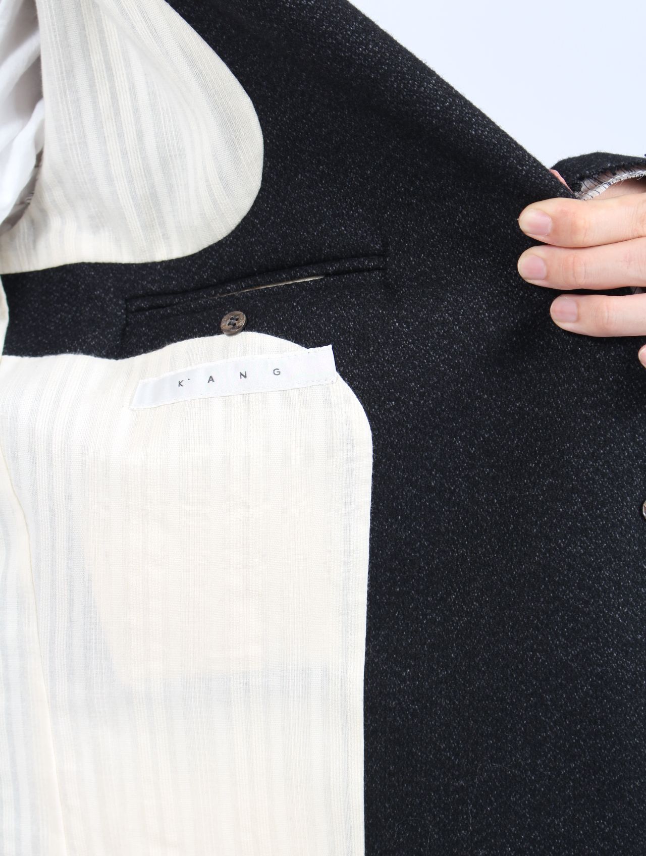 【25AW】メンズ フィット カー ジャケット / MENS FITTED CAR JACKET / オフブラック