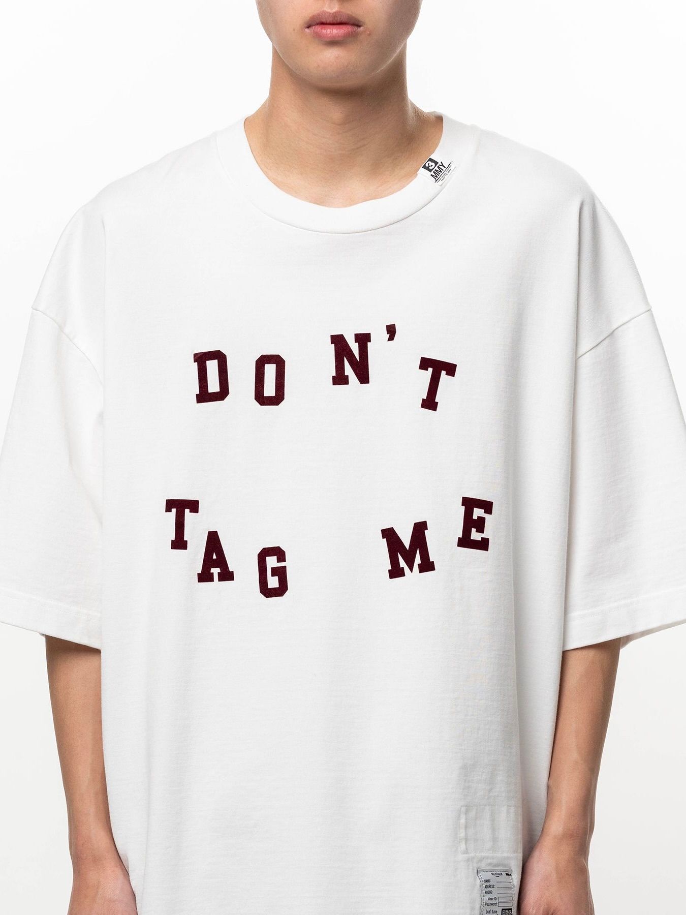 【26AW】ドント タグ ミー フロッキー Tシャツ / DON'T TAG ME, FLOCKY TEE / ホワイト