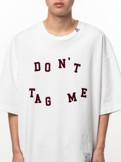 【26AW】ドント タグ ミー フロッキー Tシャツ / DON'T TAG ME, FLOCKY TEE / ホワイト