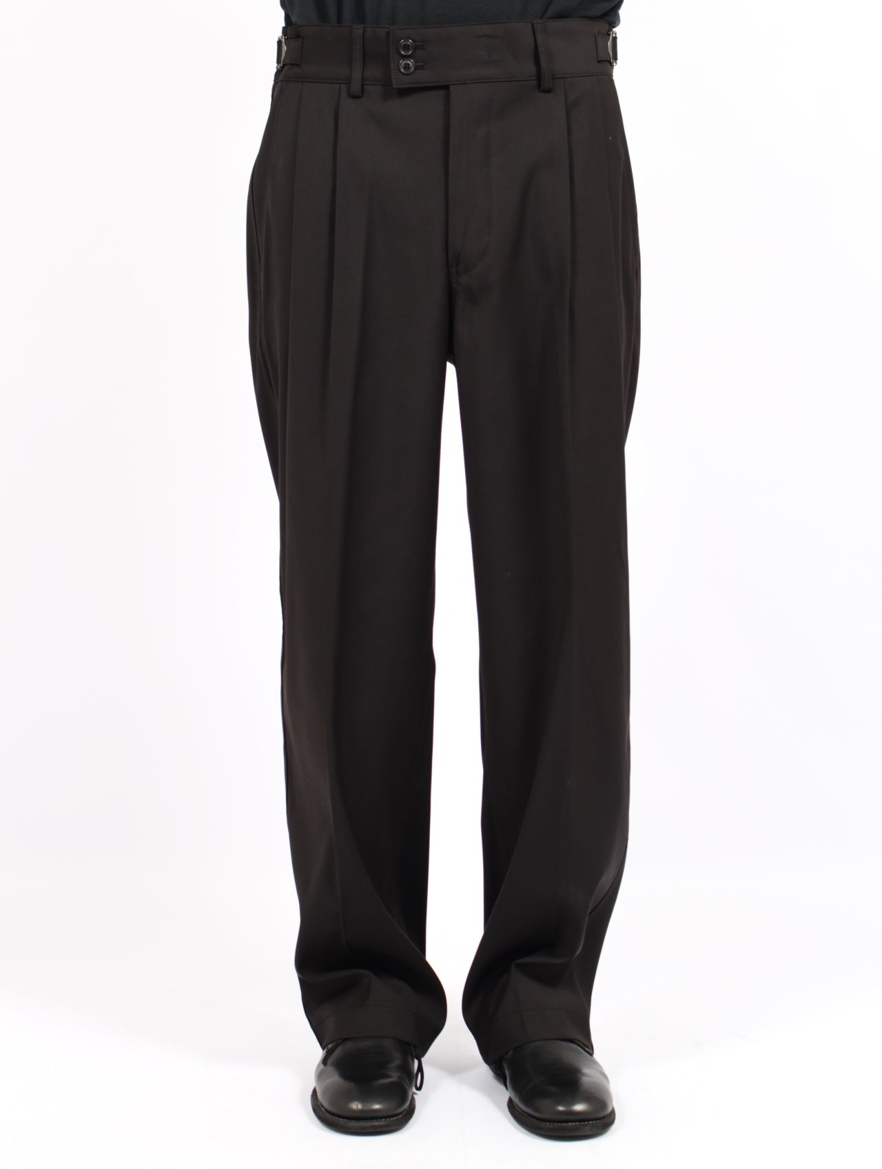 【25AW】サンティアゴ スラックス / SANTIAGO SLACKS / ブラック