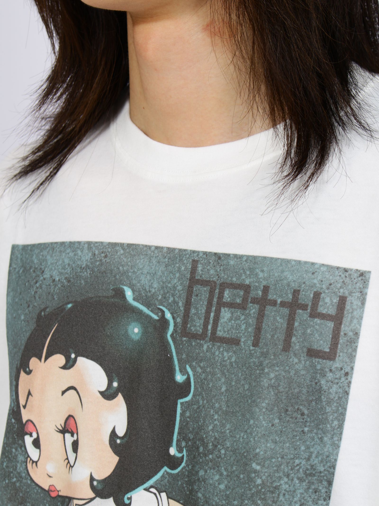 【26AW】 ベティ ブープ 半袖 Tシャツ / BETTY BOOP TEE  T/C / ホワイト