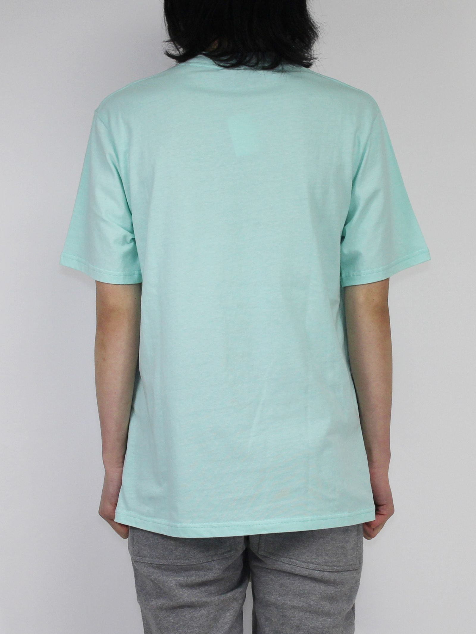 刺繍ロゴ Tシャツ / FAIR AQUA T-SHIRT WITH MULTICOLOR LOGO / アクア × マルチ