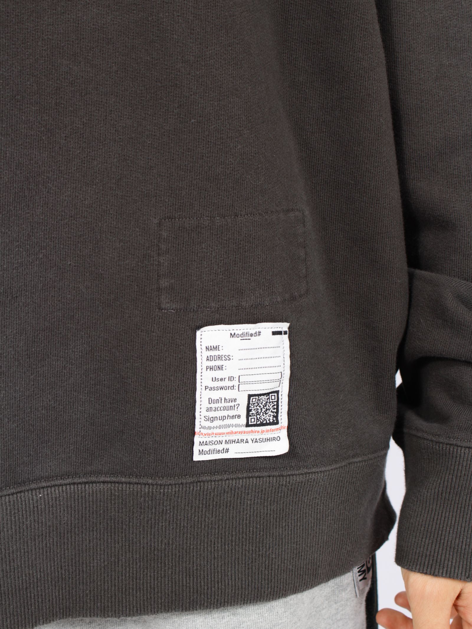 【26AW】 ドント タグミー スウェット プルオーバー / DON'T TAG ME, SWEAT PO / ブラック