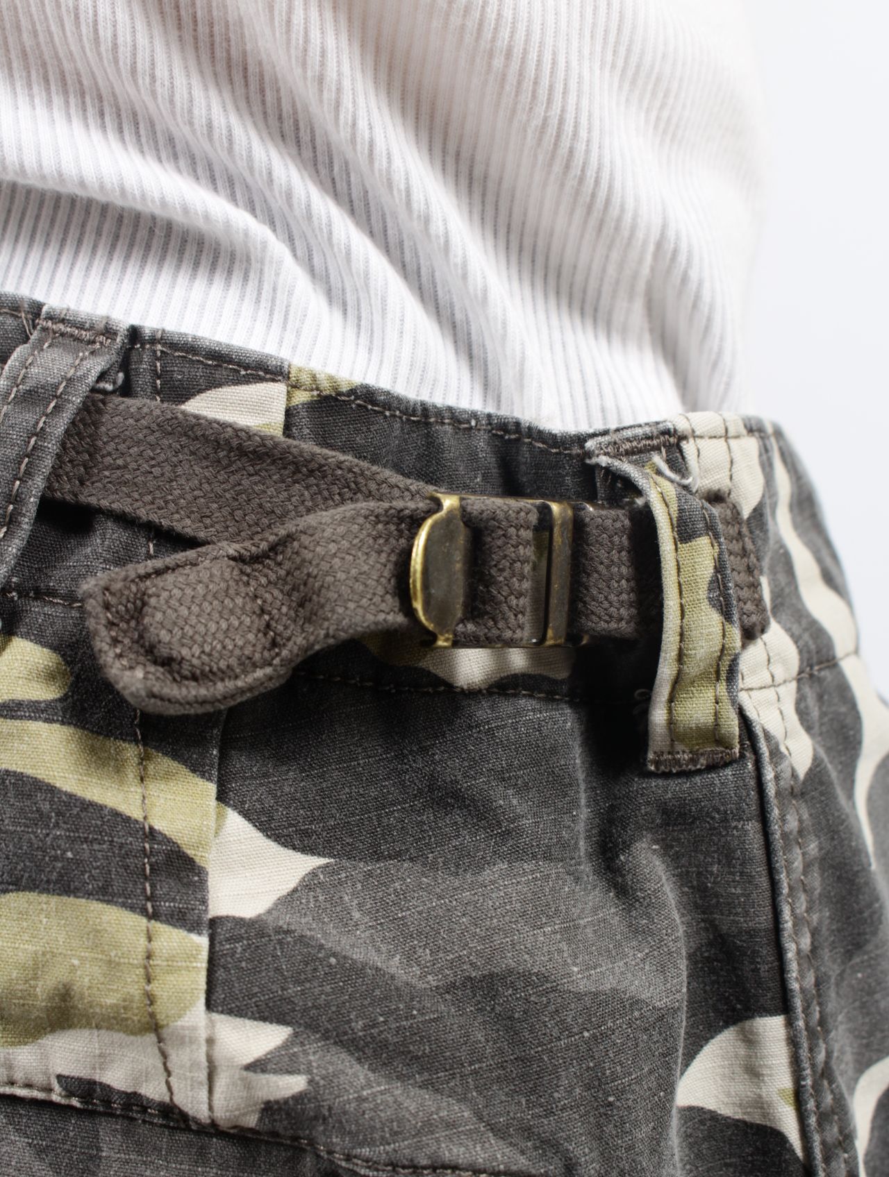 【25SS】カモフラージュ ウォッシュ カーゴパンツ / CAMOUFLAGE WASH CARGO PANTS / ベージュ