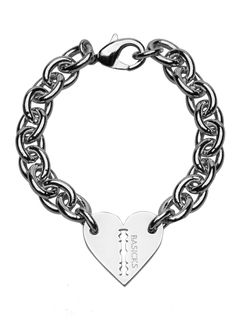【25SS】ハート レイザー ブレスレット / HEART RAZOR BRACELET (Medium Link) / シルバー